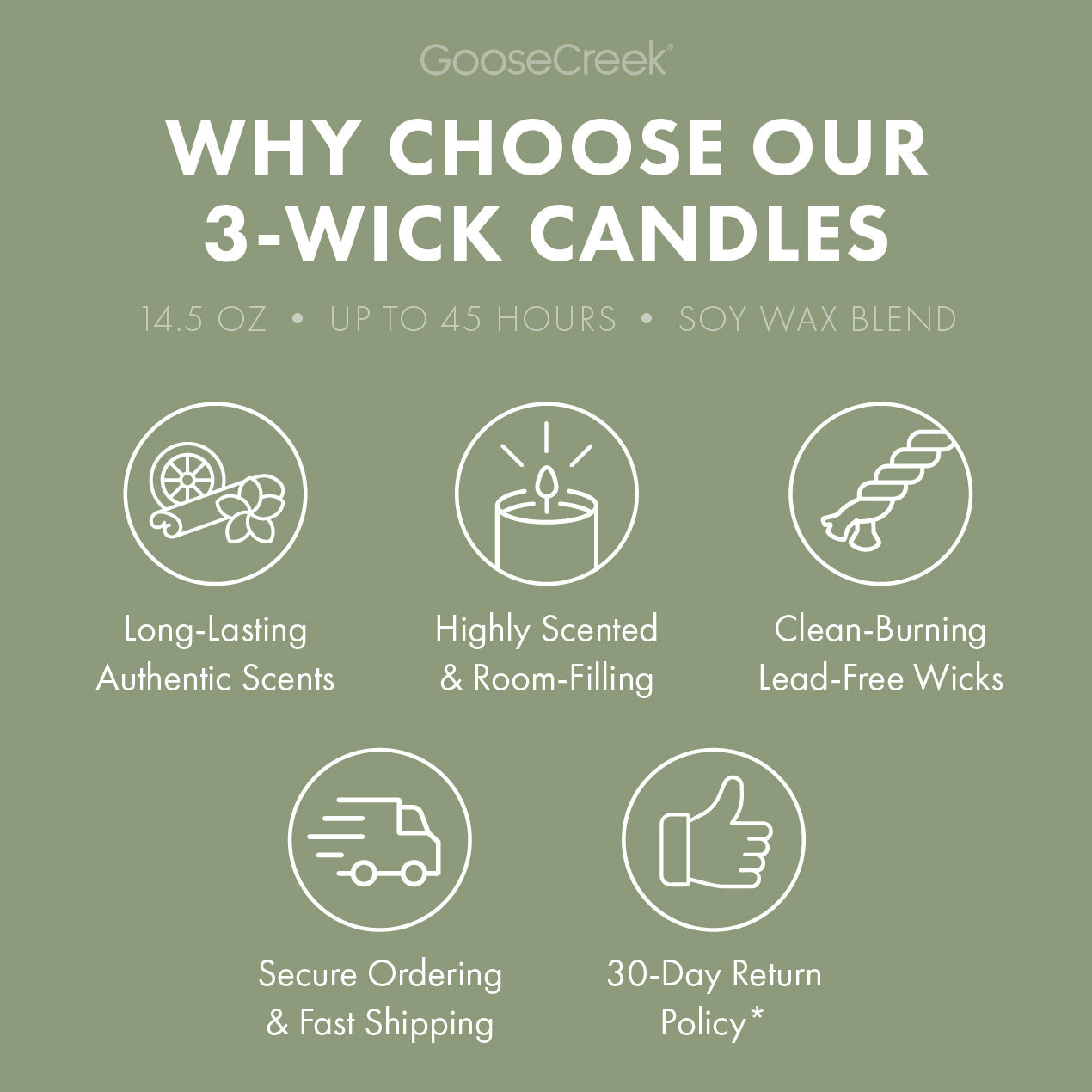 Bergamot & Tea Leaves Aromatherapy 3-Wick Candle - Image 4