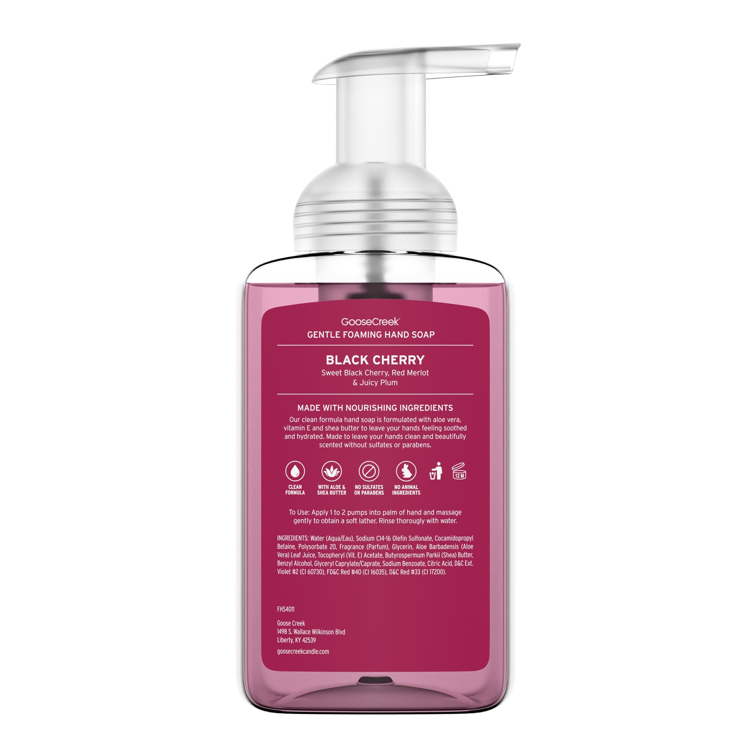 Black Cherry Lush Foaming Hand Soap - Image 3