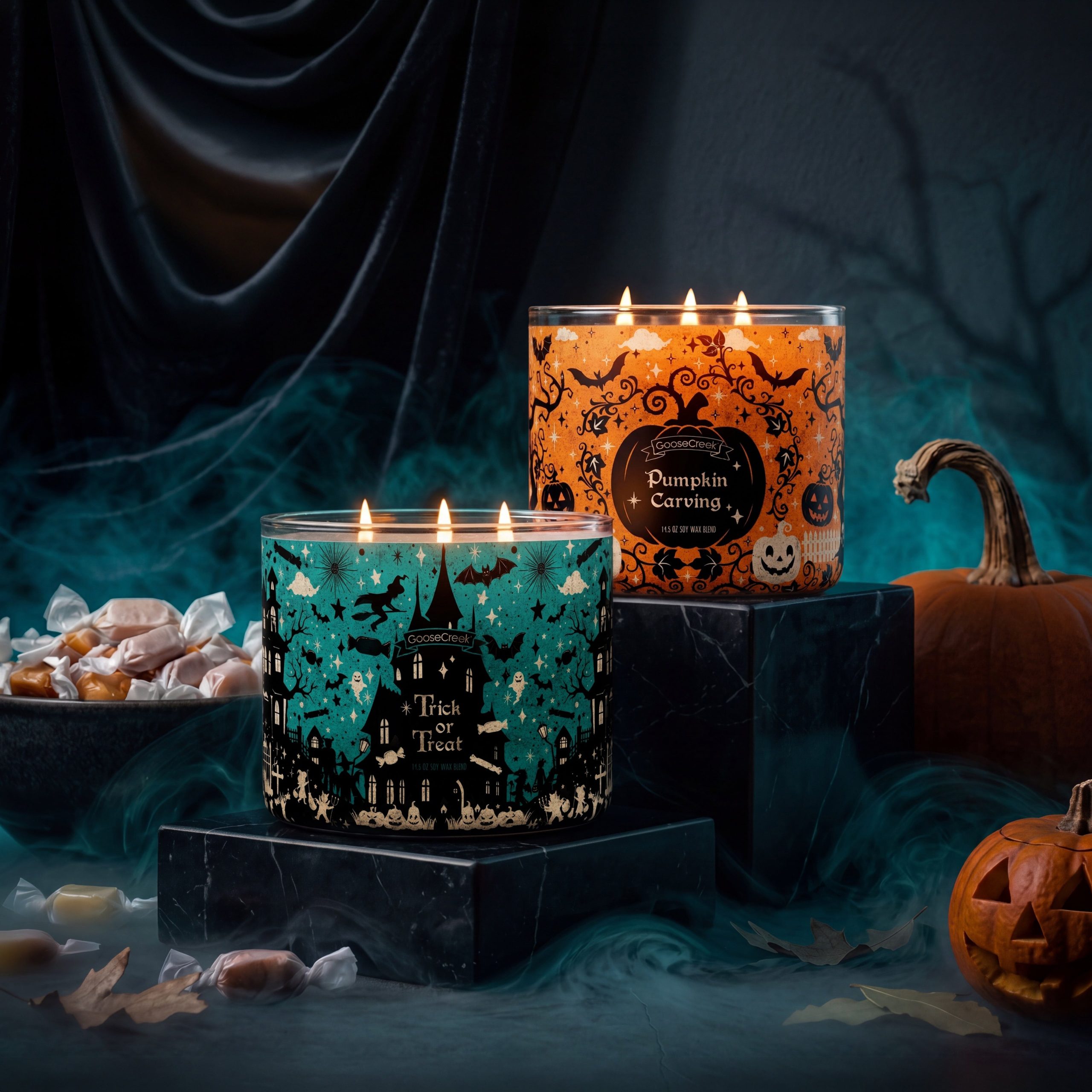 Trick Or Treat 3-Wick Candle - Image 5