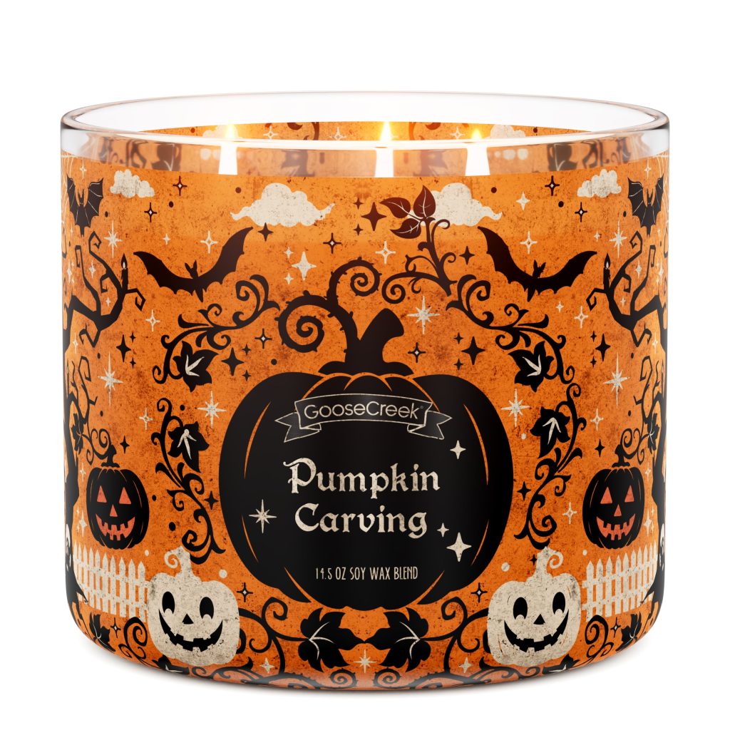 Pumpkin Carving 3-Wick Candle