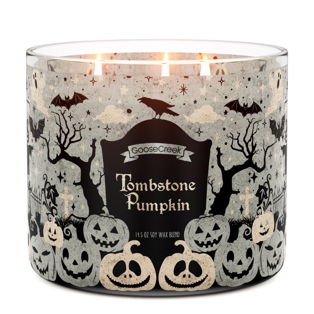 Tombstone Pumpkin 3-Wick Candle